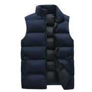 Fanxing Clearance Deals Vests for Women Puffer Juniors Jackets Down Vest Ladies Puffer Jacket Puffy Jacket Winter Jackets 2025 Blue XXL